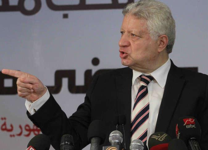 مرتضى منصور: أهدي كأس مصر لشهداء وأطفال غزة