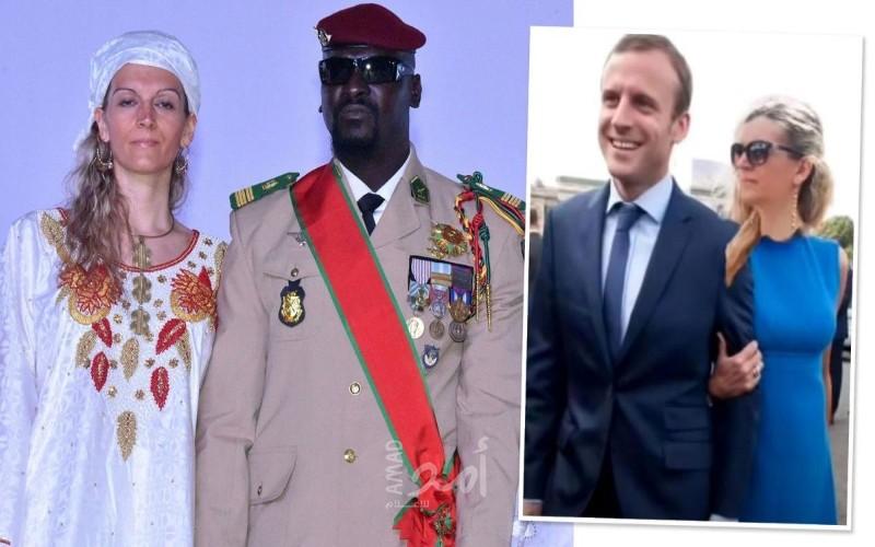 فيديو لماكرون برفقة زوجة رئيس غينيا يثير الجدل..واتهام روسيا بترويجه