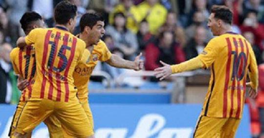 برشلونة يهزم اشبيليةبهدفين لصفر .. ويتصدر