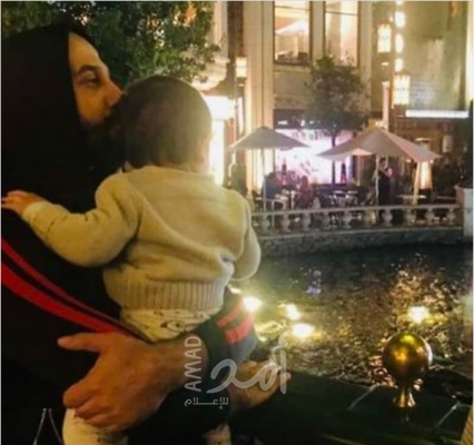 قصي خولي بصورة مفاجئة مع ابنه العميد لأول مرة
