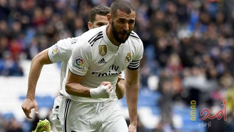 بنزيما ينقذ ريال مدريد من كمين إيبار