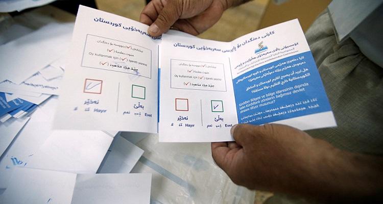 نتائج رسمية: 92 بالمئة صوتوا لاستقلال كردستان