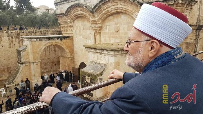 ردا على أنباء إغلاقه.. عكرمة صبري: "باب الرحمة" سيبقى مفتوحا وجاهزون لكل الاحتمالات