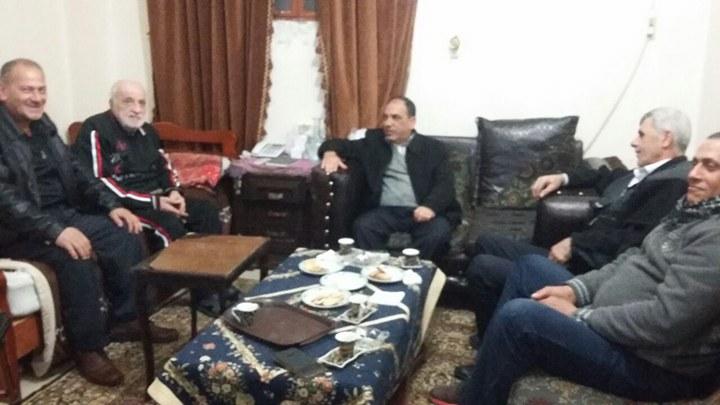 جبهة التحرير الفلسطينية تزور عضو المجلس الوطني محمود بركة