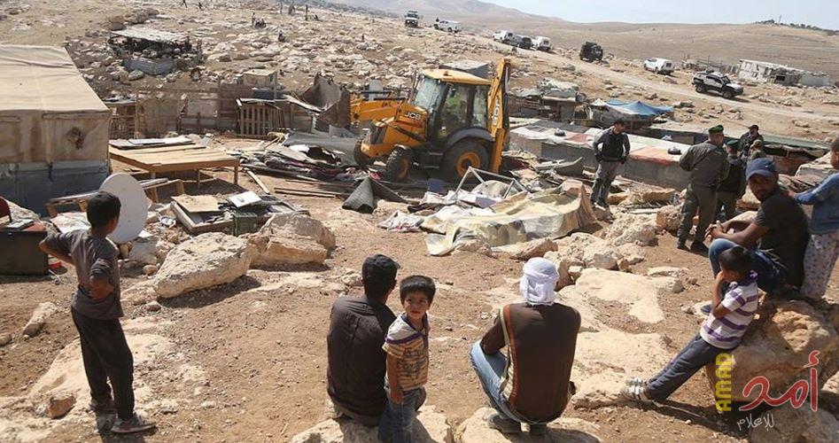 "بتسيلم": تدمير 3 تجمعات فلسطينية بدوية جريمة حرب