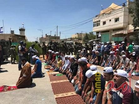 الخليل: اصابة الوزير وليد عساف خلال مواجهات مع قوات الاحتلال  في خرسا رفضآ لإقامة برج عسكري