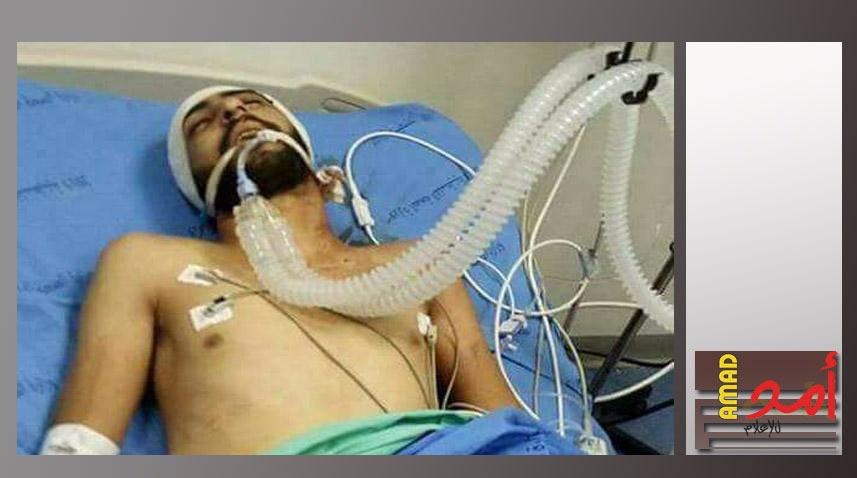 استشهاد الشاب محمد كنعان متاثرا باصابته في مجمع فلسطين الطبي