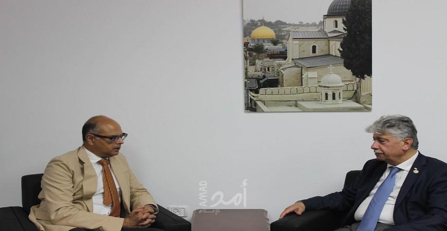 مجدلاني يدعو استراليا لدعم الأونروا ويحذر من قرارات إسرائيل بضم المستوطنات