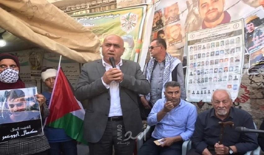 جنين: اعتصام للمطالبة باسترداد الشهداء المحتجزة جثامينهم ودعمًا للأسرى