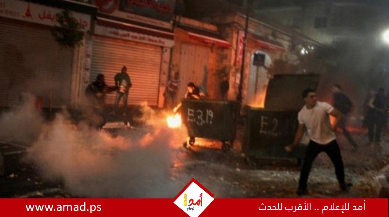 جنين: إصابات بالاختناق خلال مواجهات مع قوات الاحتلال
