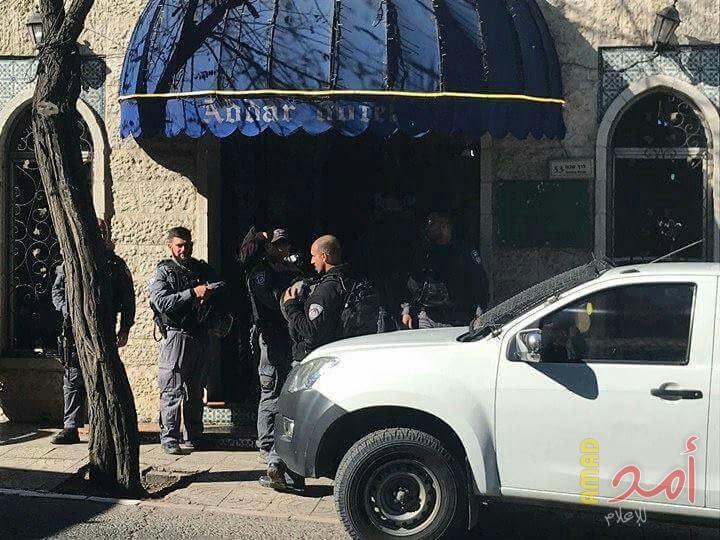 اعتقال ثلاثة شبان من باب الساهرة بالقدس (صورة)