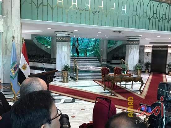 بالصور .. الاستعداد للإعلان عن بنود الاتفاق بين حركتي فتح وحماس من داخل مقر المخابرات المصرية بــ القاهرة
