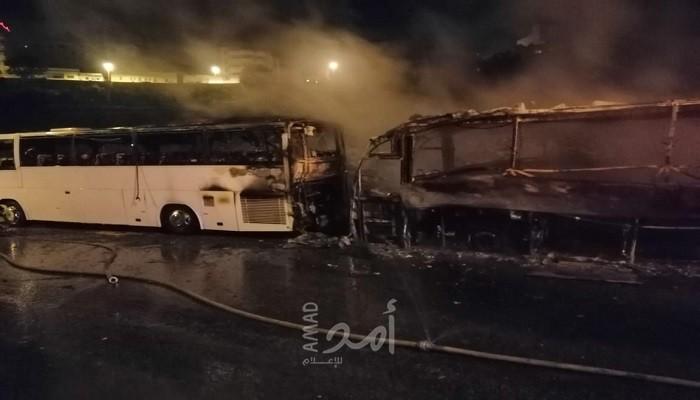 احتراق حافلة في بيت لحم والشرطة تحقق