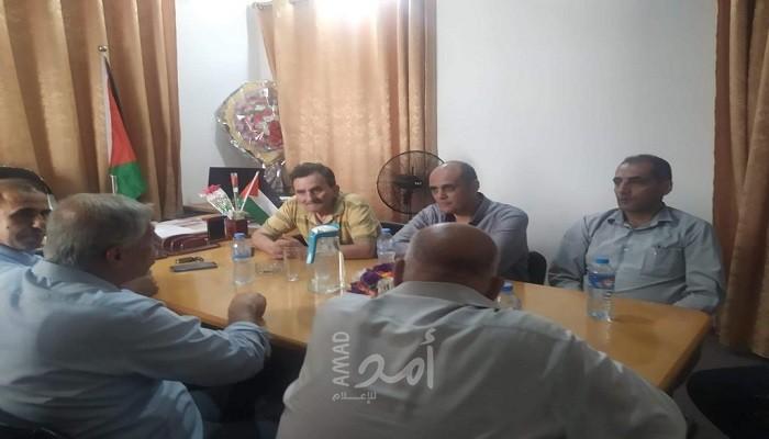 جبهة النضال الشعبي تستقبل وفدا من نقابة الصحفيين بغزة