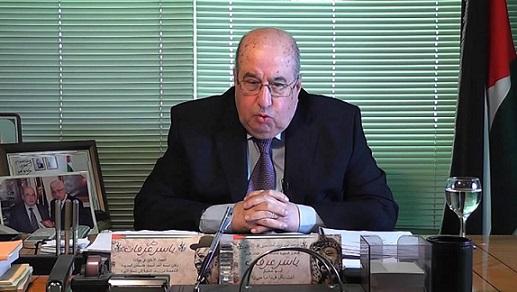 الزعنون يشكر الغانم على مواقفه الداعمة لفلسطين