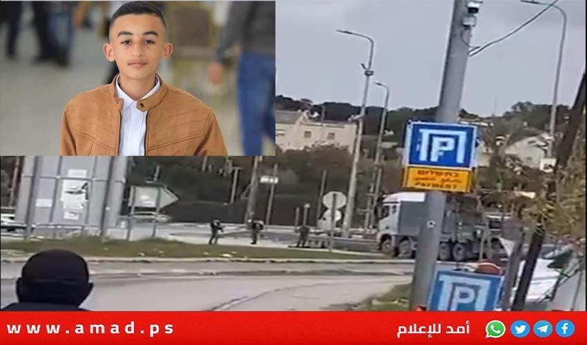القدس المحتلة: قوات الاحتلال تعدم الطفل وديع عويسات قرب حاجز العيزيرية - فيديو