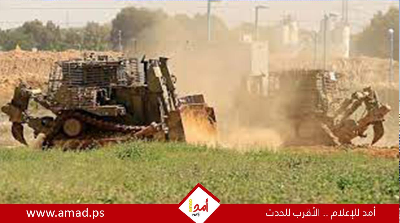 جرافات جيش الاحتلال تتوغل شرق غزة