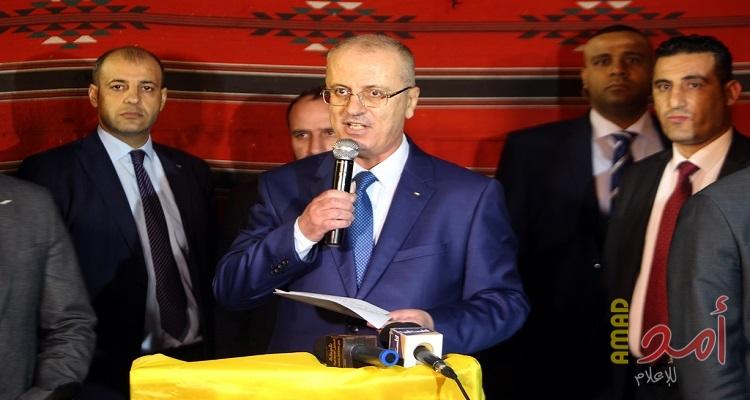 بالصور..الحمد الله:  انخفاض المساعدات الخارجية و التمويل المخصص للاستجابة الإنسانية في غزة وصل إلى أدنى مستوياته