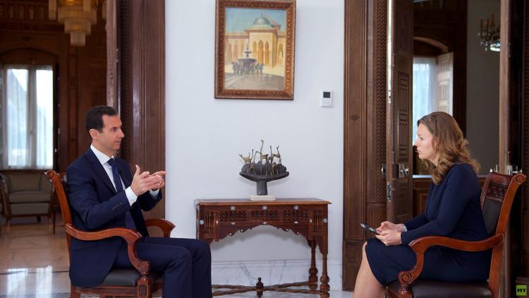 الأسد: ترامب سيكون حليفنا الطبيعي إذا عمل ضد الإرهاب