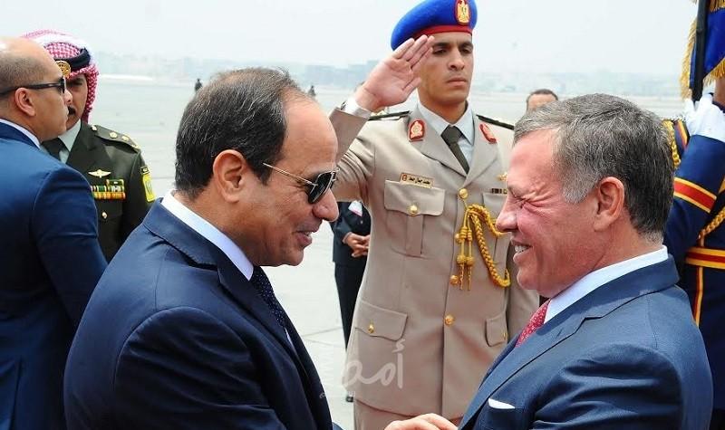 مصر : لقاء قمة بين الملك عبدالله والرئيس السيسي