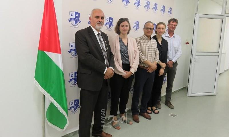 جامعة "نابلس للتعليم المهني والتقني" تستقبل وفداً من وكالة التنمية البلجيكية