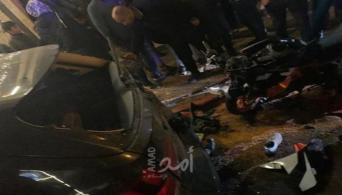وفاة الشاب "محمد حجازي" من نابلس وإصابة 3 أخرين بحادث سير في سلفيت