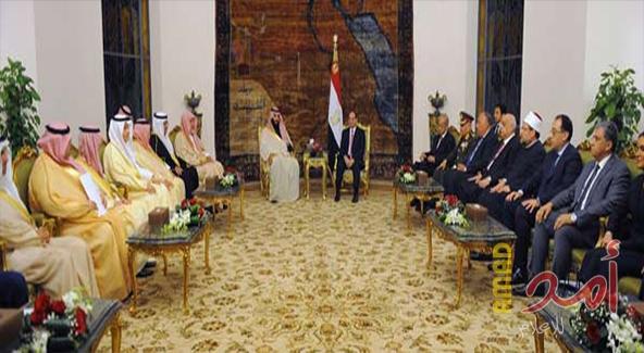 بالصور..  السيسي وبن سلمان يتفقان على السعي لتسويات سياسية لأزمات المنطقة
