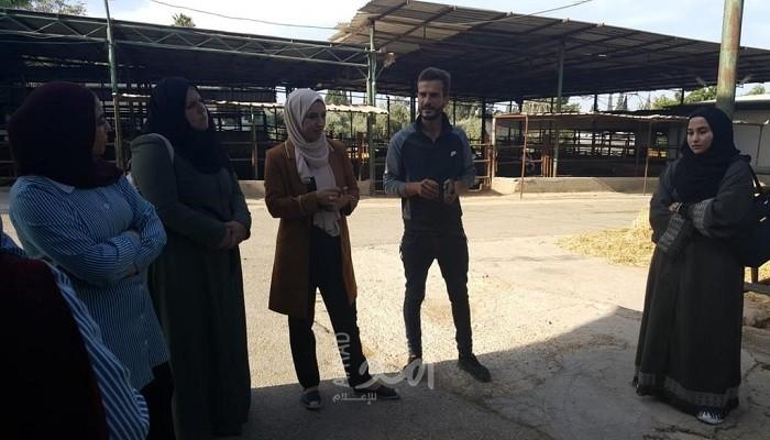 تربية قلقيلية تنفذ زيارة تعليمية لكلية الزراعة في جامعة النجاح