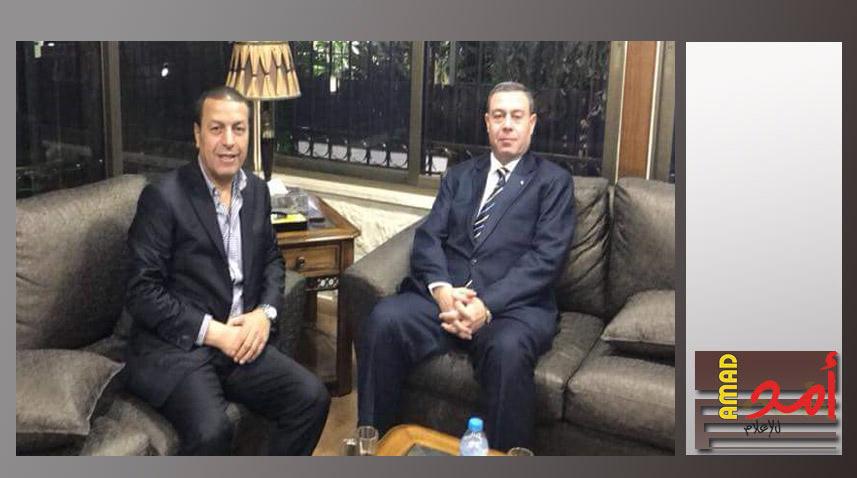 الوادية يلتقي السفير اللوح ويناقش معه مشاركات منتخب الأثقال في الخارج