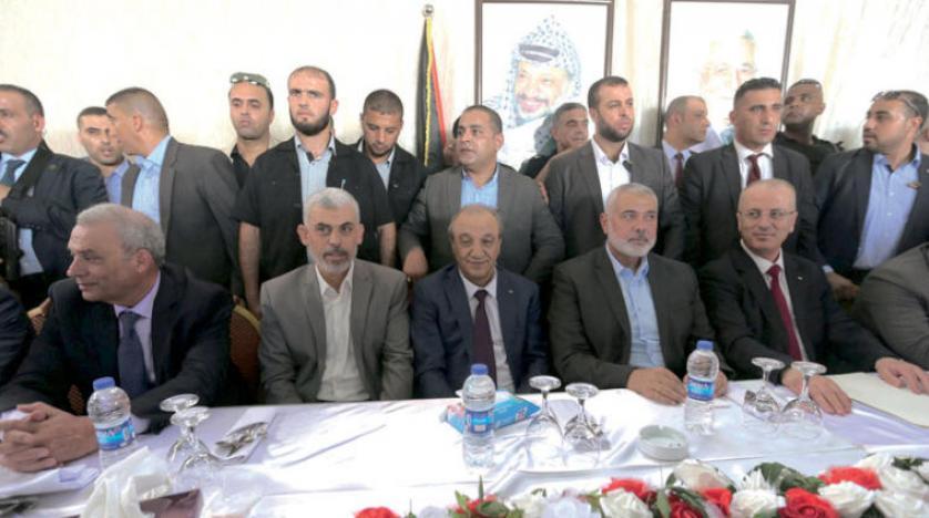 هنية يطلع أمين عام الجامعة العربية على اتفاق المصالحة الفلسطينية