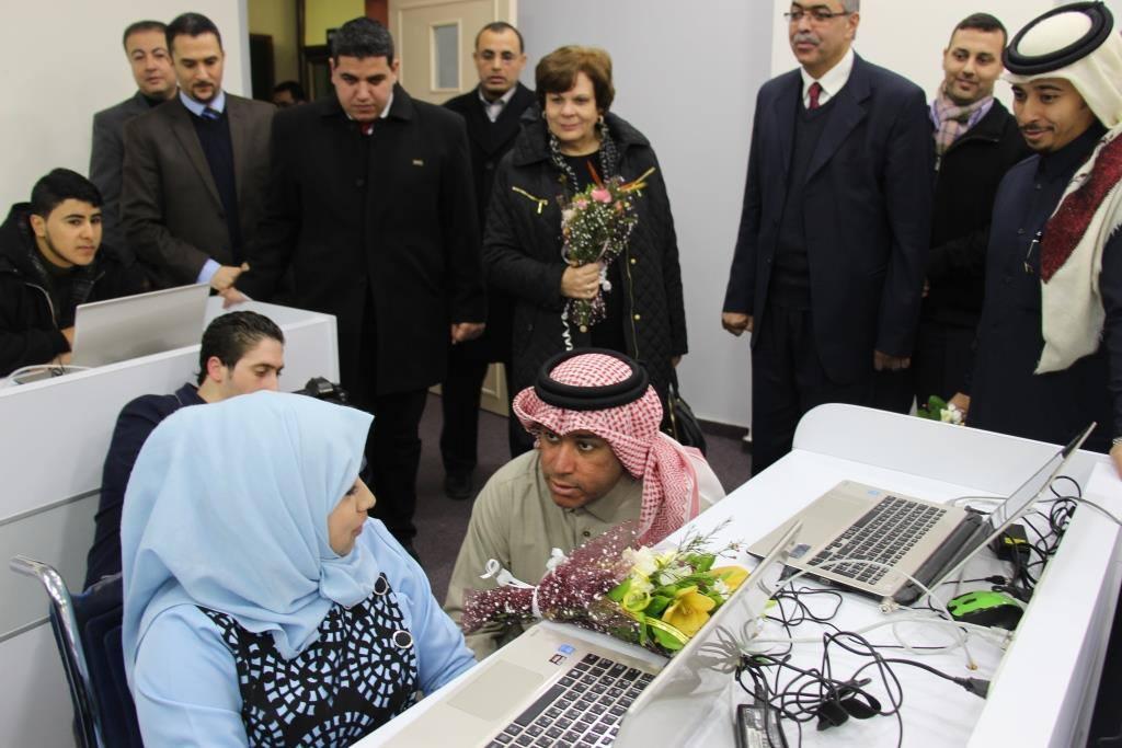 برنامج وجد لرعاية الأيتام في غزة يستقبل صندوق قطر للتنمية ومؤسسة التعاون