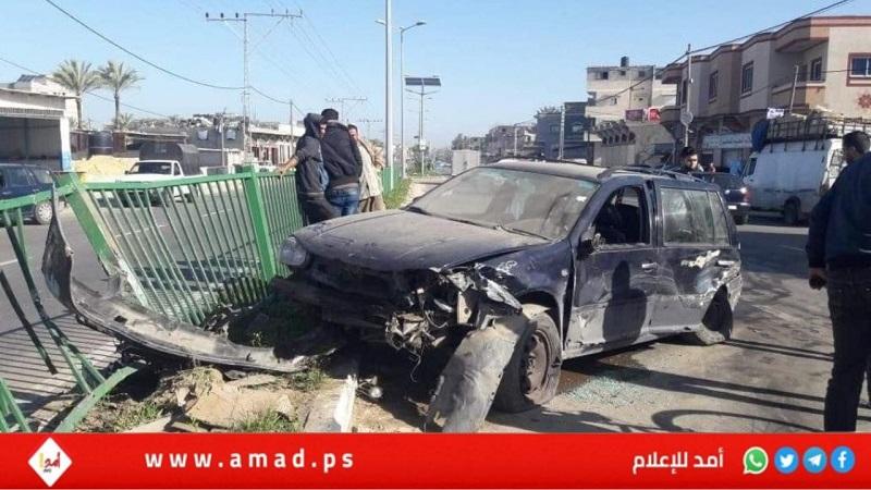مرور غزة: (47) إصابة في 72 حادث سير