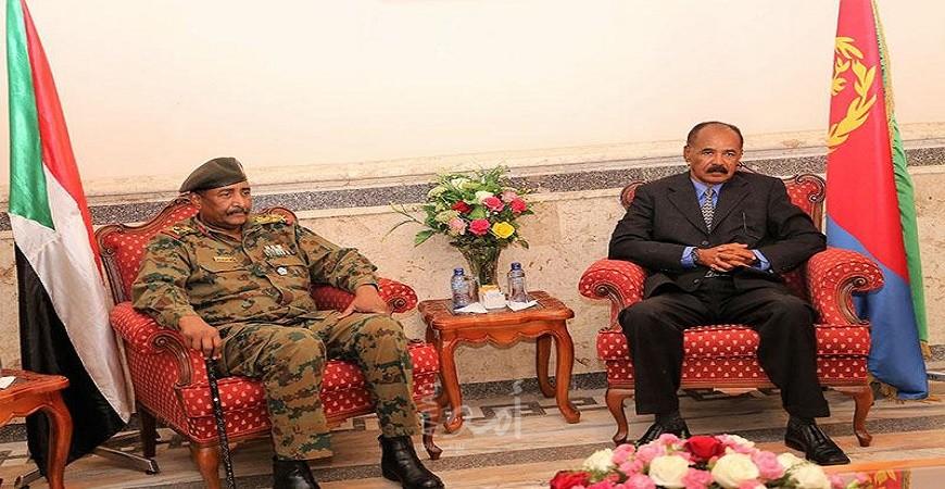 السودان وإريتريا يتفقان على فتح الحدود بينهما وتسهيل الحركة الطبيعية للمواطنين