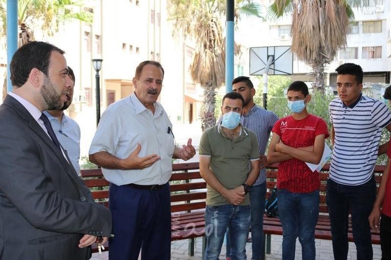 الشخصيات المستقلة تزور معهد الأمل للأيتام بغزة