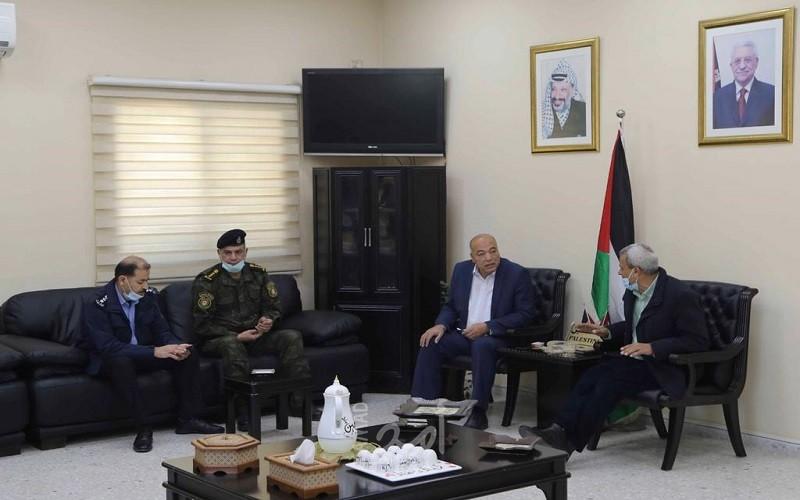 قلقيلية: المحافظ يلتقي نائب مدير عام الشرطة