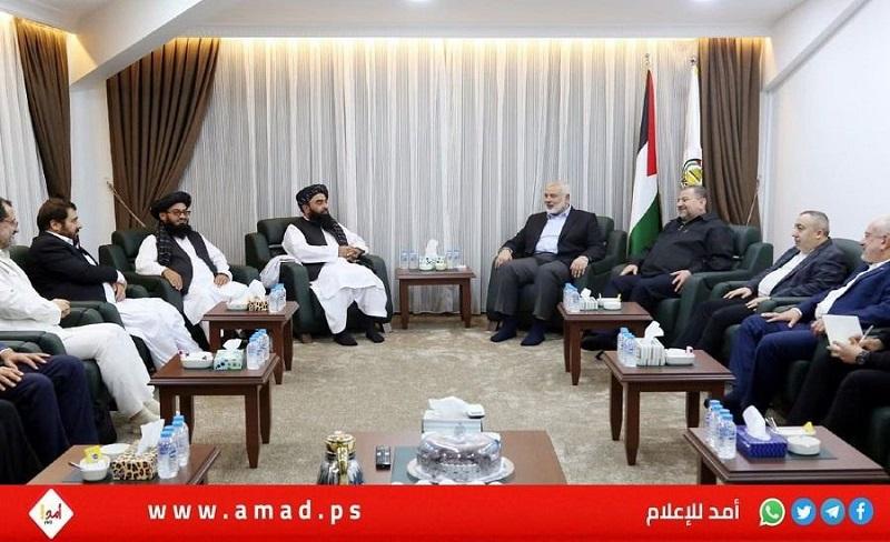 طالبان تلتقي بوفد من حماس برئاسة هنية وتؤكد تأييدها للمطالب الفلسطينية