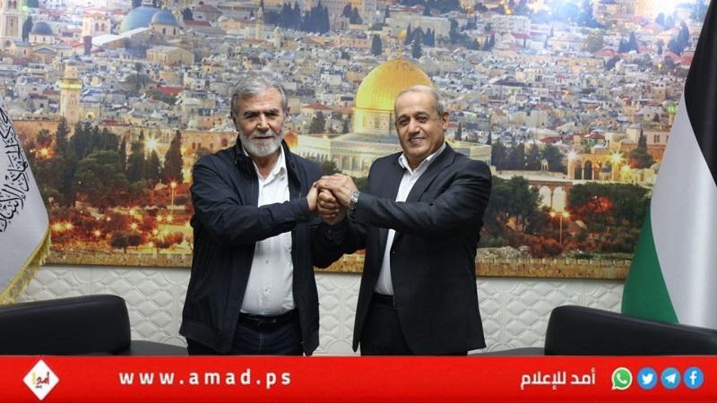 النخالة يستقبل نائب الأمين العام للجبهة الشعبيّة "جميل مزهر"- صور