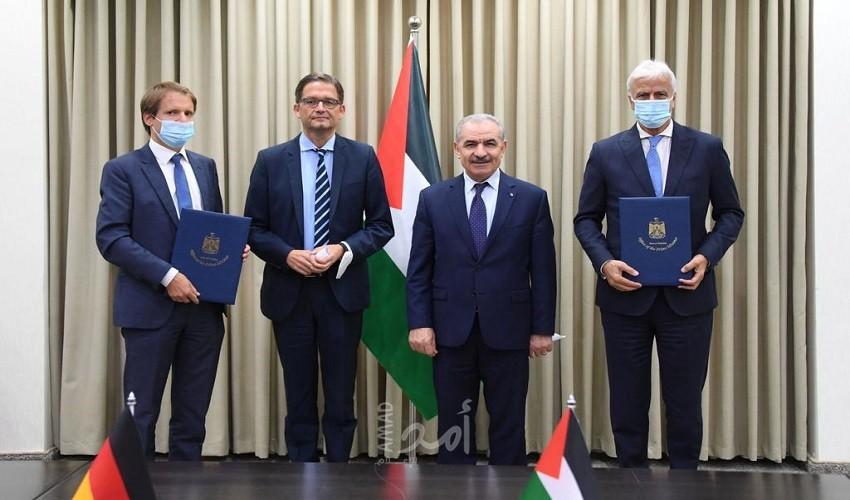 برعاية اشتية... توقيع منحة ألمانية بـ25 مليون يورو لدعم قطاع التعليم الفلسطيني