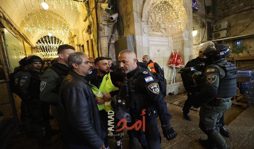 الأردن يدين اقتحام شرطة الاحتلال للمسجد الأقصى ويطالب بإخراجها فورًا