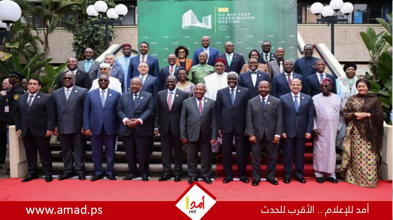 الرئيس المصري يبحث مع نظيره الكيني عددا من القضايا الإقليمية والقارية