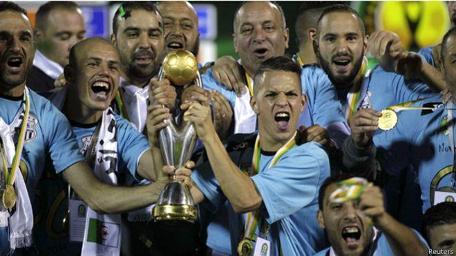وفاق سطيف الجزائري بطل ابطال افريقيا كأول نادي جزائري يفوز بها بنسختها الجديدة