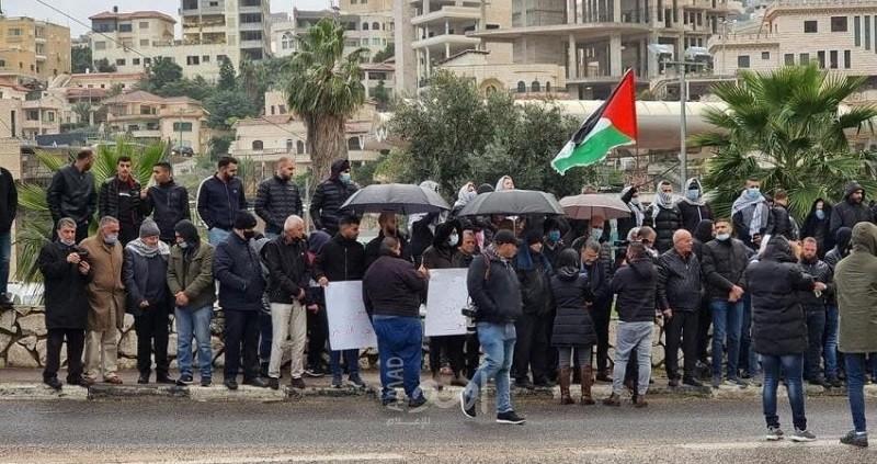 مظاهرة احتجاجية في النقب ضد الانتهاكات الإسرائيلية بحق الفلسطينيين و أراضيهم