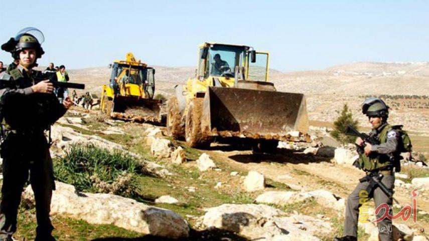 بيت لحم: جيش الاحتلال يخطر مواطناً بهدم منزله في الخضر