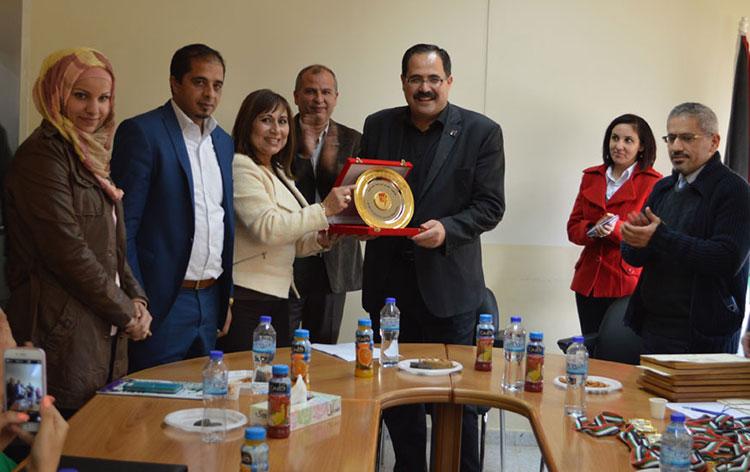 وزارة التربية والتعليم تكرّم الطلبة الجامعيين المشاركين في البطولة العربية لكرة القدم