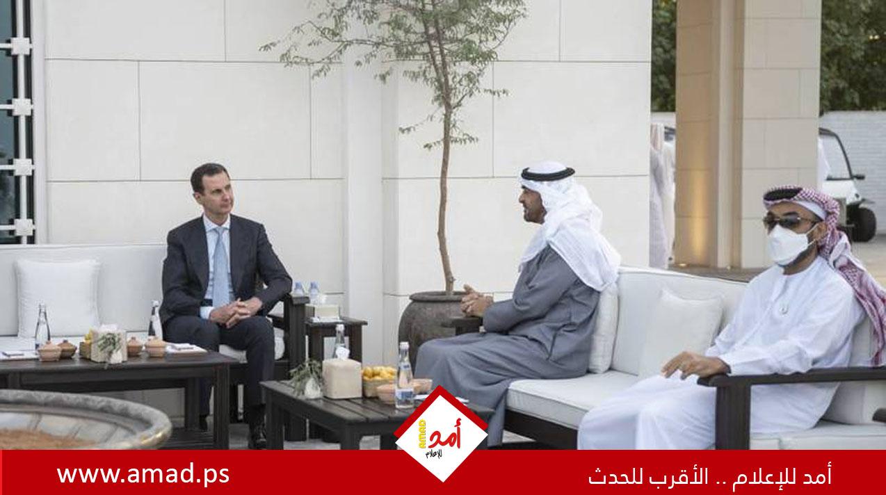 "أكسيوس": إدارة بايدن علمت بزيارة الأسد إلى الإمارات من وسائل الإعلام