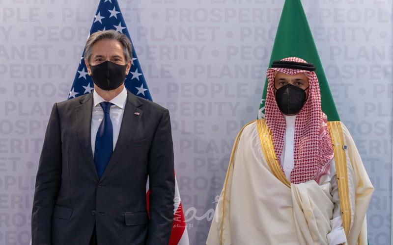 وزير الخارجية السعودي يتلقى اتصالًا هاتفيًا من نظيره الأمريكي