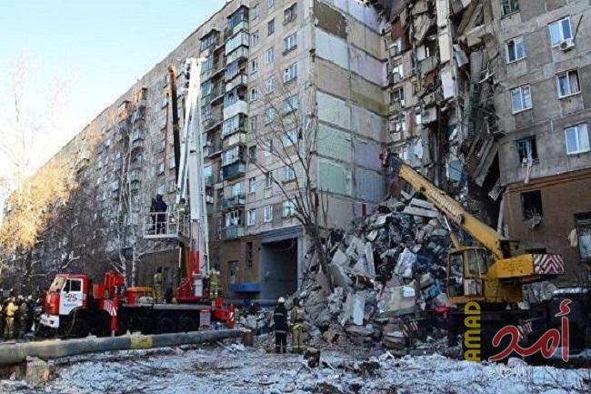 ارتفاع ضحايا انهيار مبنى سكني في موسكو إلى (11) قتيل