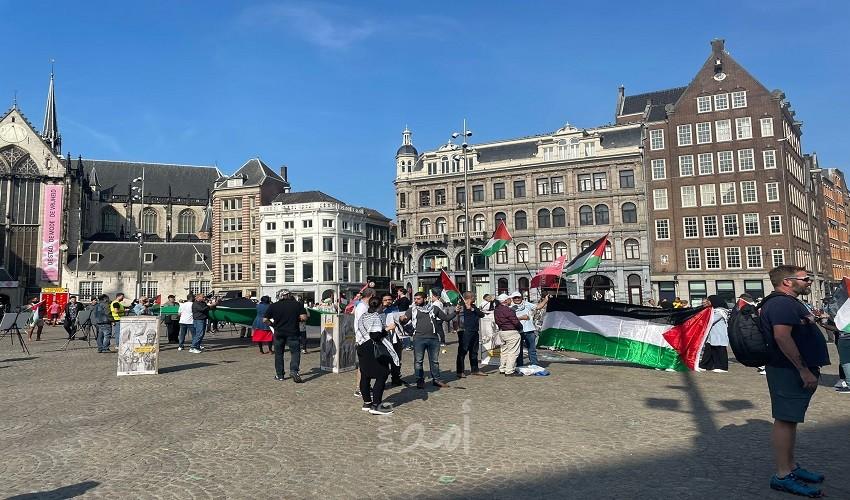 وقفة في بلجيكا تندد بالاستثمار في المستوطنات الإسرائيلية