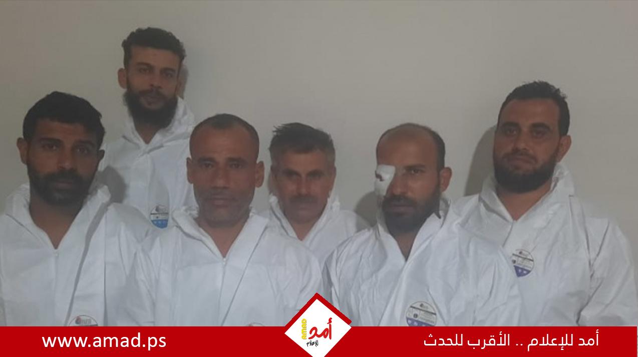 قوات الاحتلال تفرج عن 6 صيادين اعتقلتهم في بحر رفح جنوب قطاع غزة