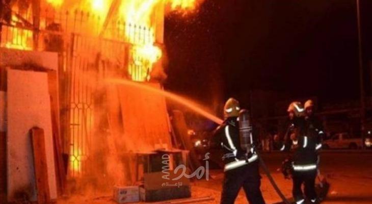 مصرع مواطن إثر حريق اندلع في منزله بنابلس